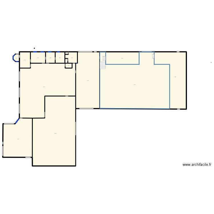 Profil plus Goderville. Plan de 15 pièces et 1681 m2