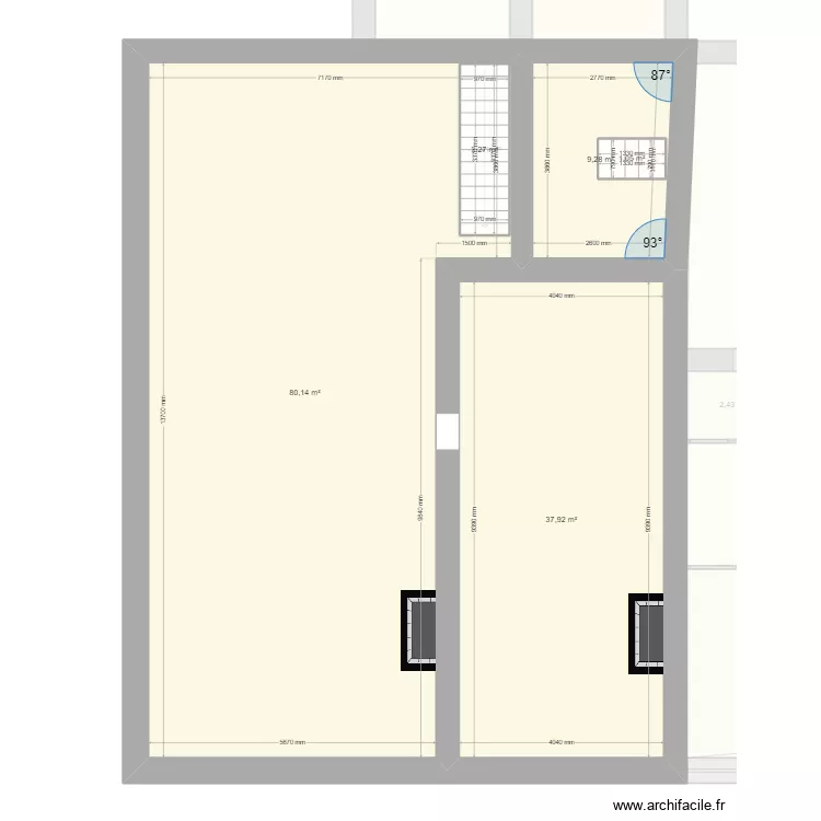 Maison Maxime - Leguevin. Plan de Maison Maxime - Leguevin. Plan de