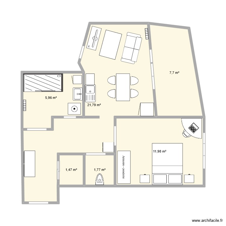 Dijon. Plan de 0 pièce et 0 m2
