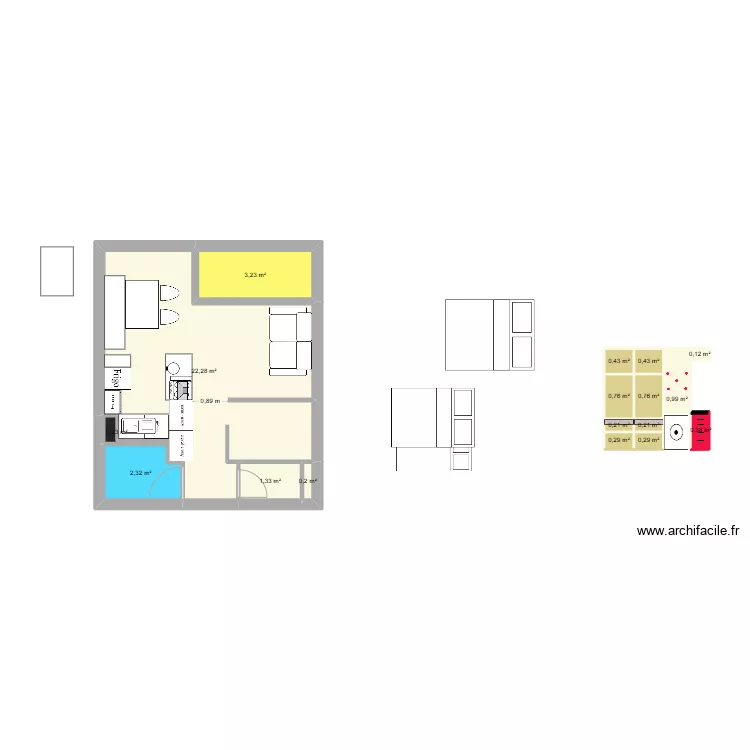 Plan Toussuire 12 + Mezzanine. Plan de Plan Toussuire 12 + Mezzanine. Plan de