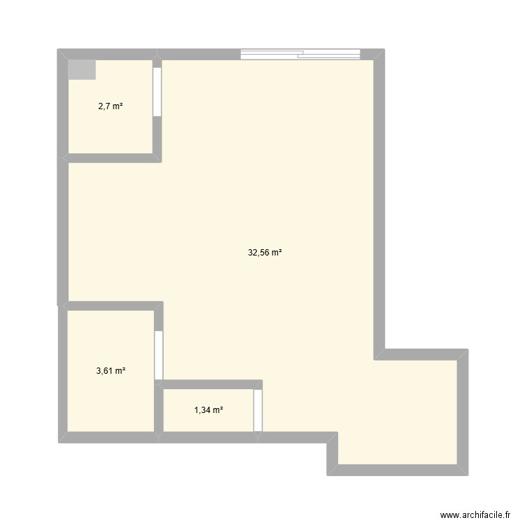 Appartement Lucia. Plan de 4 pièces et 40 m2