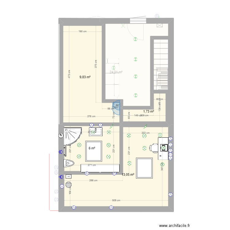 elec. Plan de 0 pièce et 0 m2