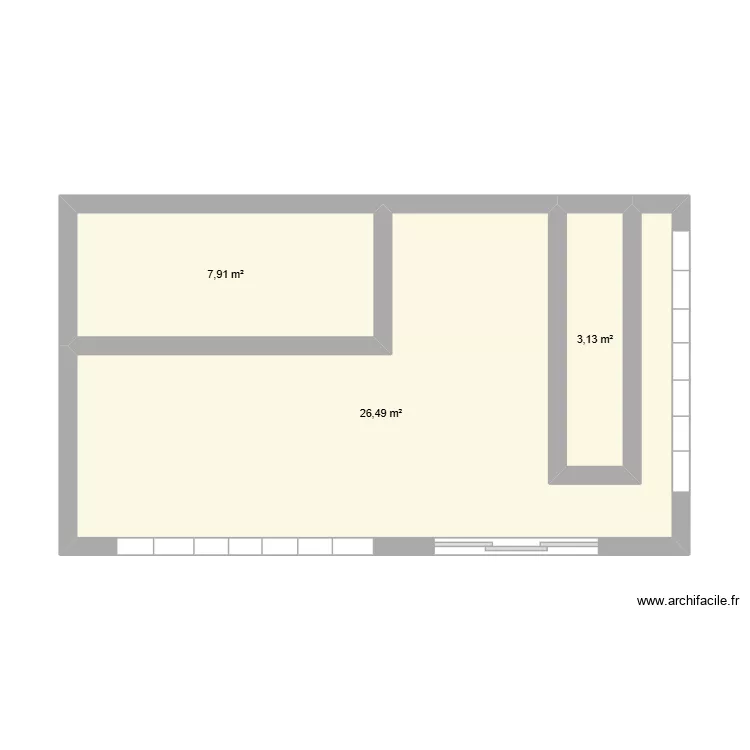Yves rocher. Plan de 3 et 38 m² Yves rocher. Plan de 3 et 38 m²