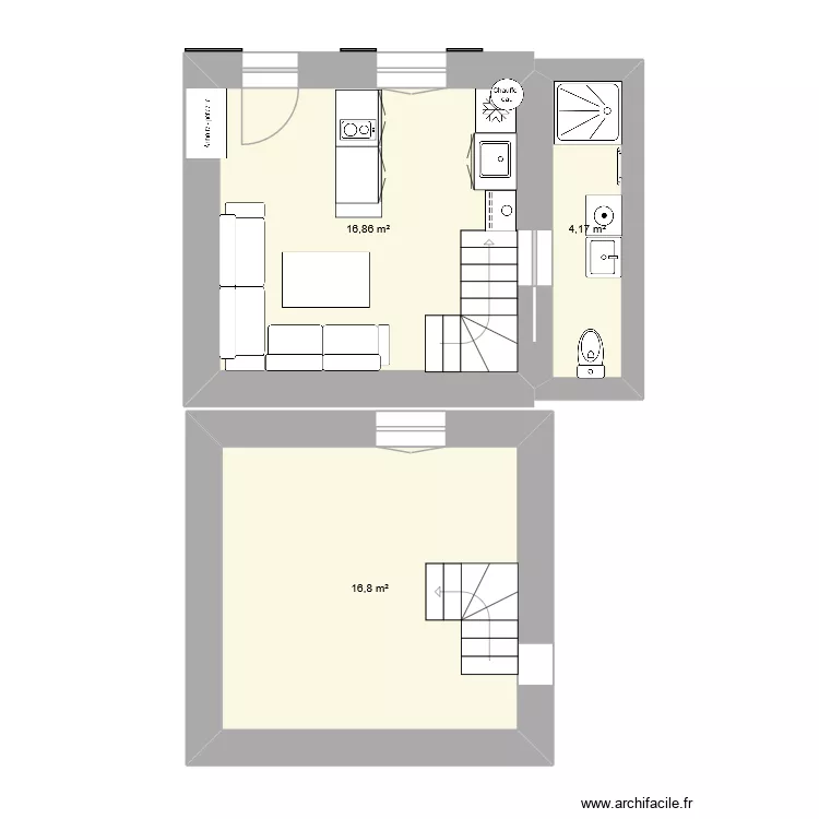 granieu. Plan de 3 et 38 m² granieu. Plan de 3 et 38 m²