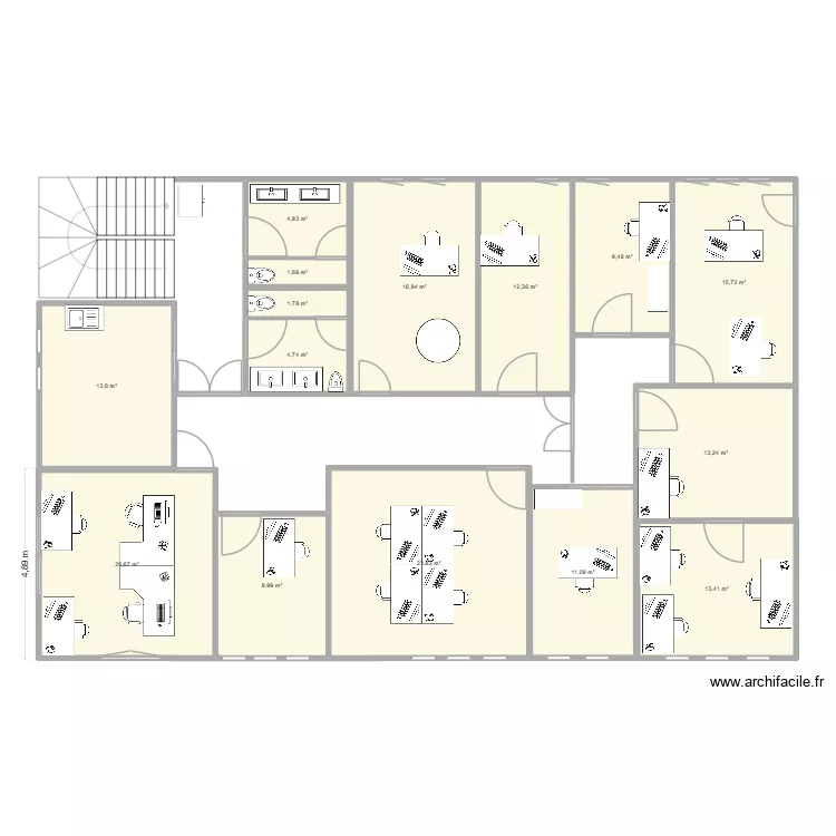 Pôle Production. Plan de 15 et 174 m² Pôle Production. Plan de 15 et 174 m²