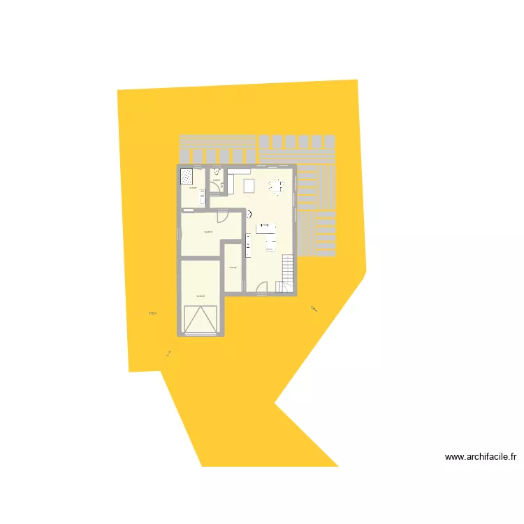 maison 4 avec cad. Plan de 12  et 162 m²