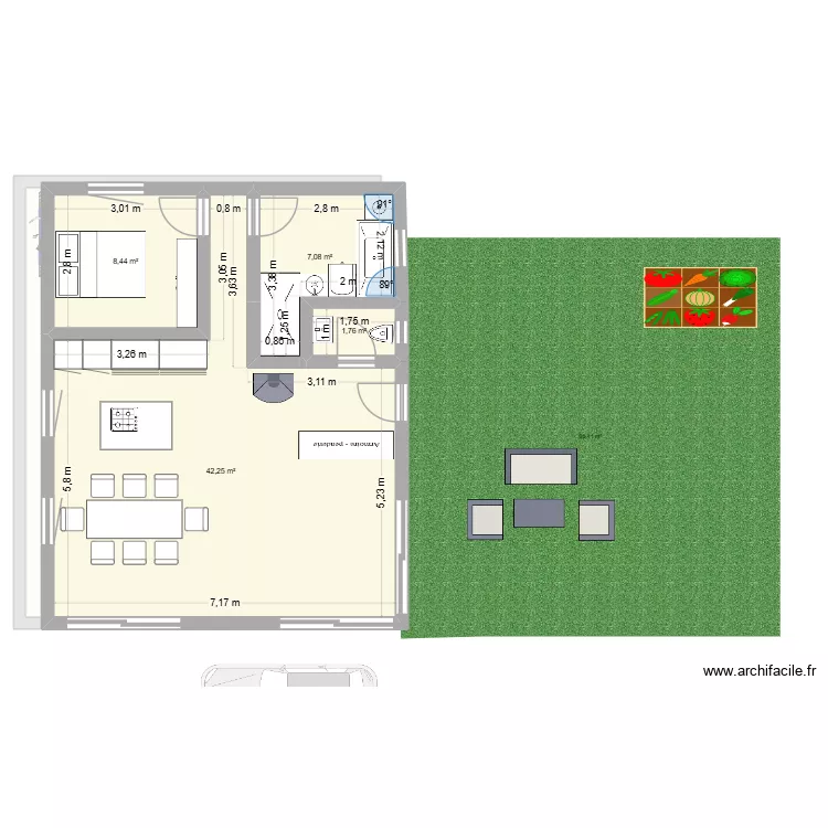 Maison Lulu & Thib 2.0. Plan de 11 et 179 m² Maison Lulu & Thib 2.0. Plan de 11 et 179 m²