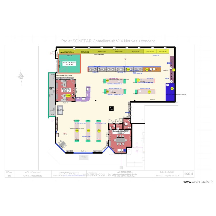 CHATELLERAULT V5 MG. Plan de 0 pièce et 0 m2