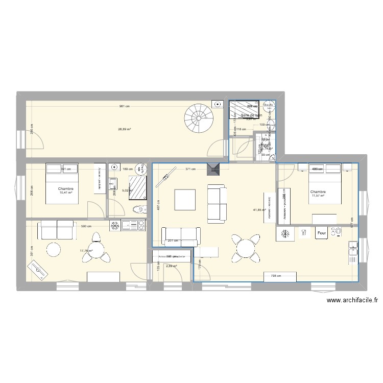 RDC Genod Billon 2. Plan de 0 pièce et 0 m2