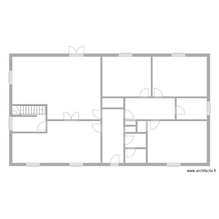 guyard rdc. Plan de 0 pièce et 0 m2