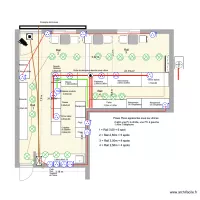 Patisserie. Ameublement gaines vitrines