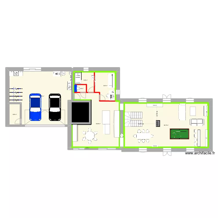 RDC etage neurdeusiere 1.4. Plan de 