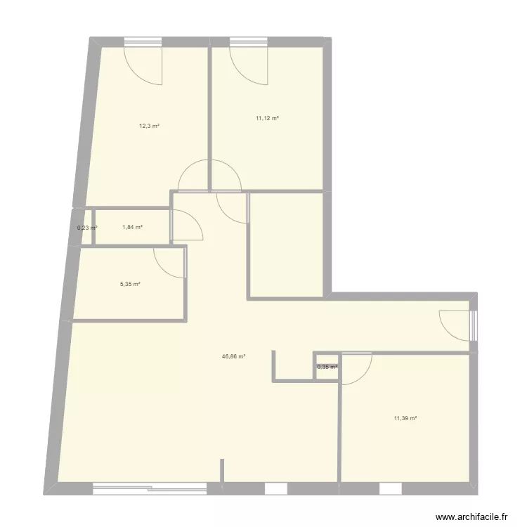 saint marcel. Plan de 