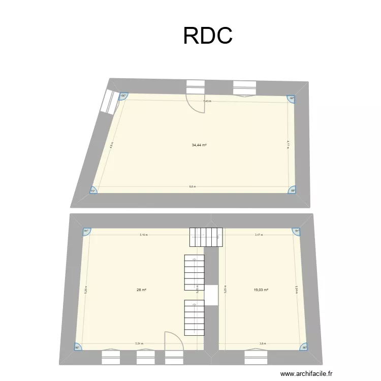 Maison mougon nico. Plan de 6 et 163 m² Maison mougon nico. Plan de 6 et 163 m²