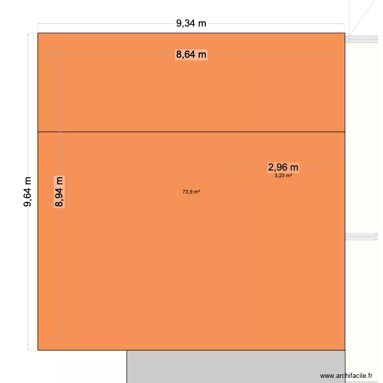 d'Arenberg 2. Plan de 14  et 194 m²