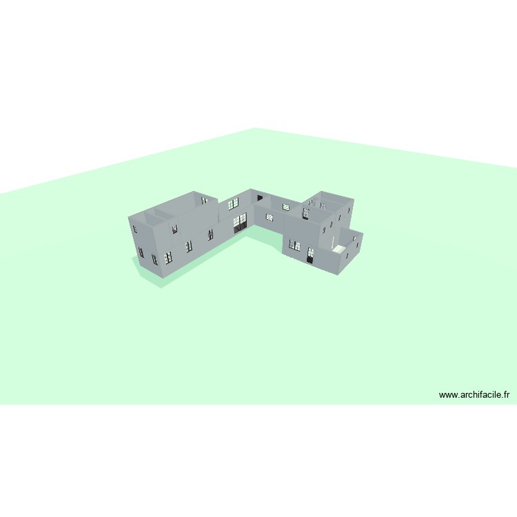 Plan Le Trou combin&eacute;. Plan de 0 pièce et 0 m2