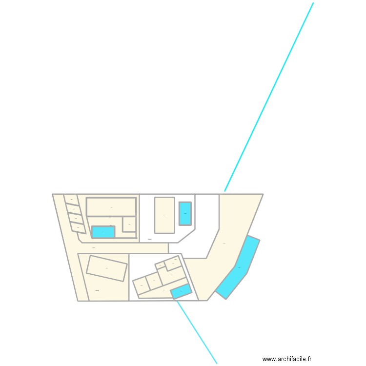 RENAISSANCE 2. Plan de 25 pièces et 3163 m2