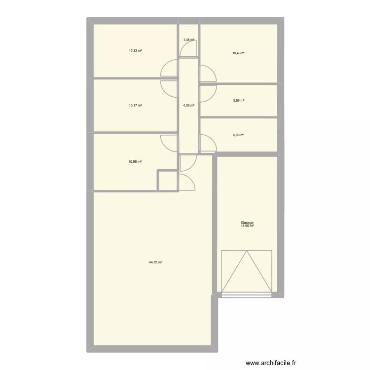 Magalas. Plan de 10 et 123 m² Magalas. Plan de 10 et 123 m²