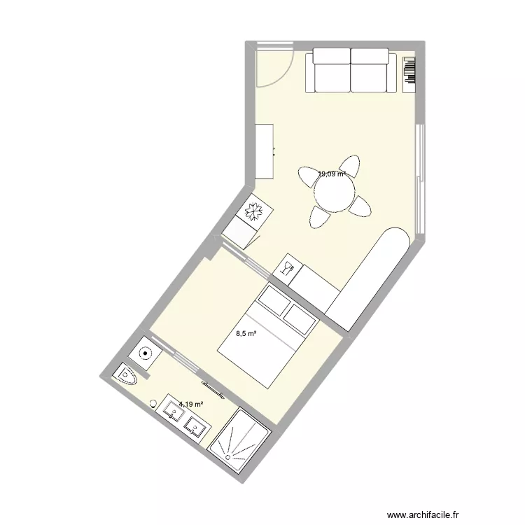 appart. Plan de 3 et 32 m² appart. Plan de 3 et 32 m²