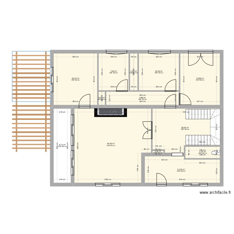 etage 1. Plan de 0 pièce et 0 m2