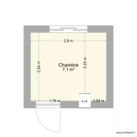 Plan chambre fille