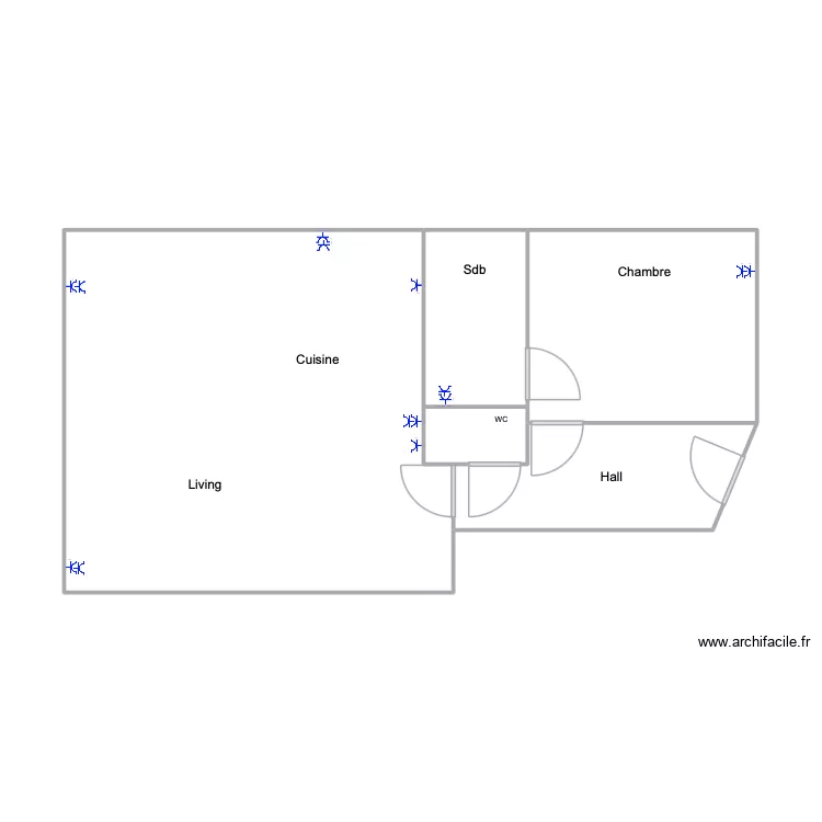 ilot st michel. Plan de 