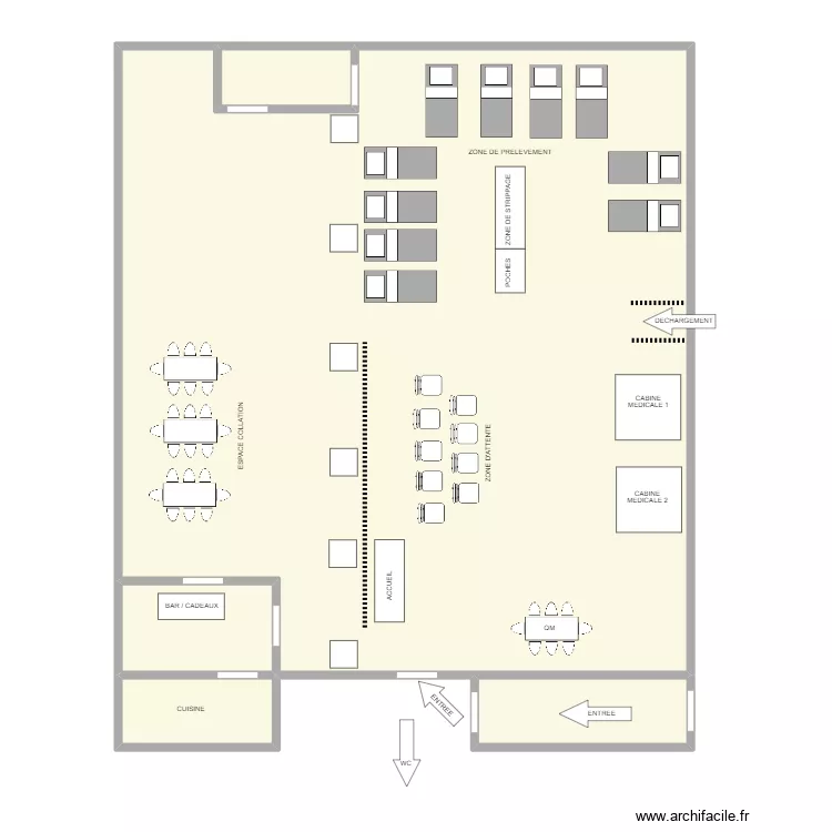 COURCELLES. Plan de 