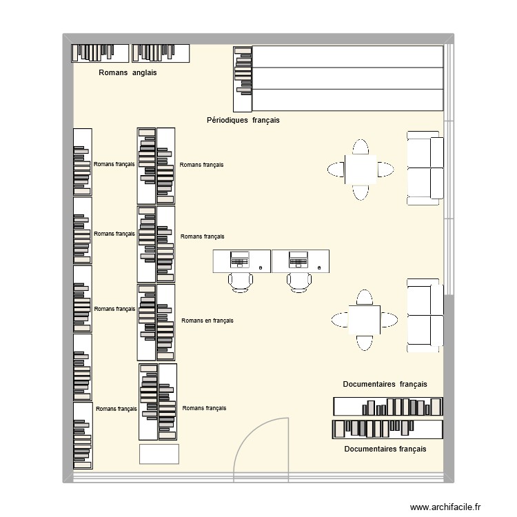 Am&eacute;nagement zone ado. Plan de 0 pièce et 0 m2
