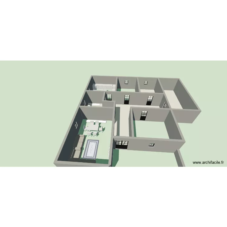 Rénovation DAR JEDI. Plan de 4 et 94 m² Rénovation DAR JEDI. Plan de 4 et 94 m²