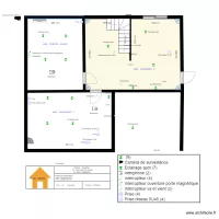 plan r&eacute;seaux  pole sant&eacute; 1 er &eacute;tage 