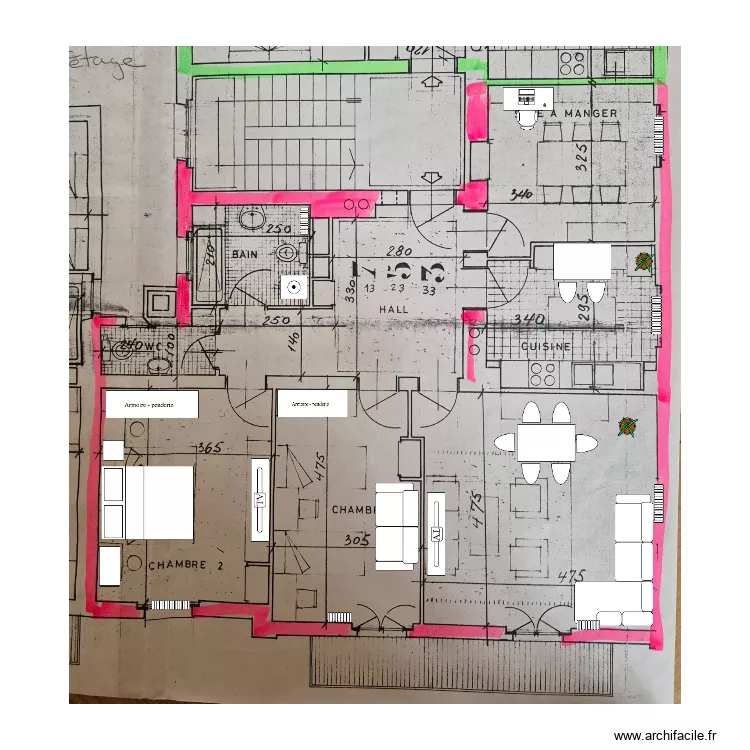 Laus-Bruyere. Plan de 