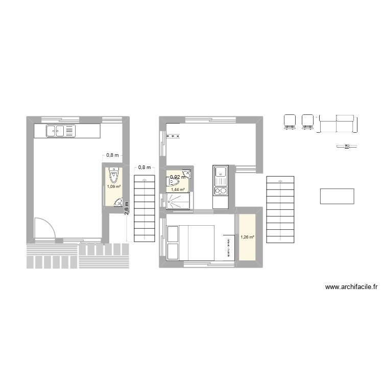 Projet Sainte Marie. Plan de 0 pièce et 0 m2