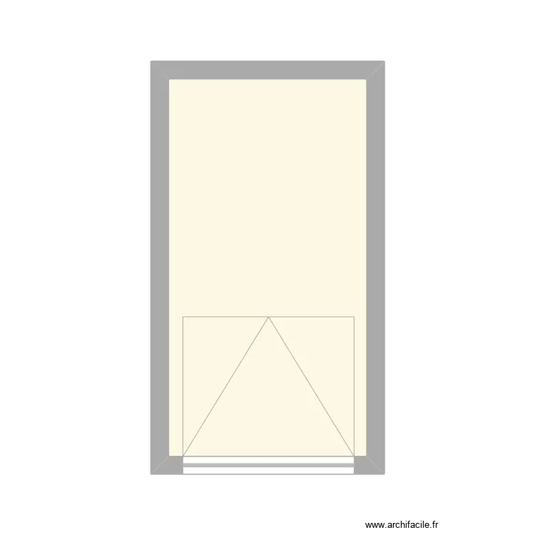 Garage standaard. Plan de 