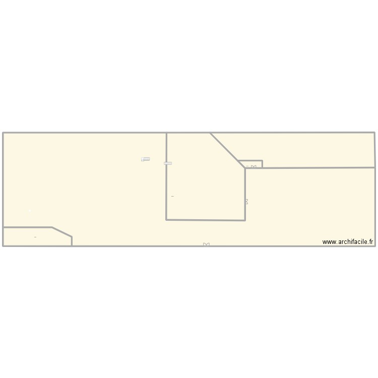 plan Alexandre. Plan de 3 pièces et 798 m2
