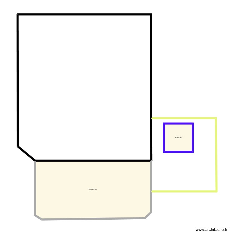 plan terasse. Plan de 0 pièce et 0 m2