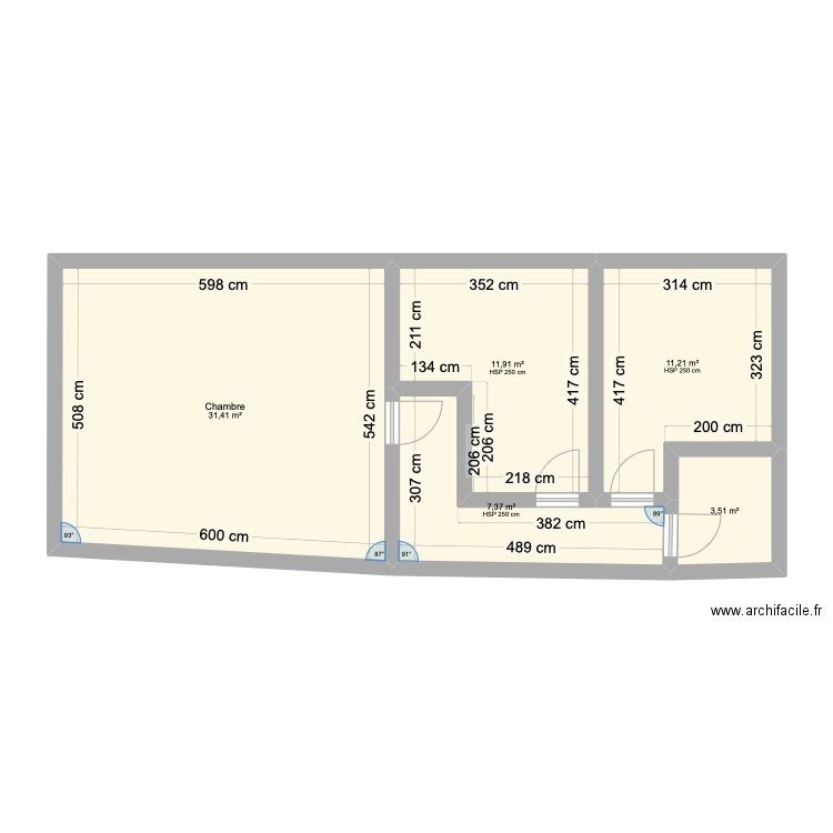 PLAN ETAGE. Plan de 0 pièce et 0 m2