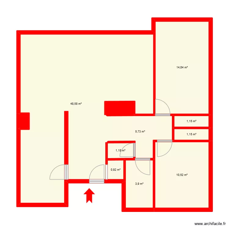 BI 35510. Plan de 11  et 89 m²