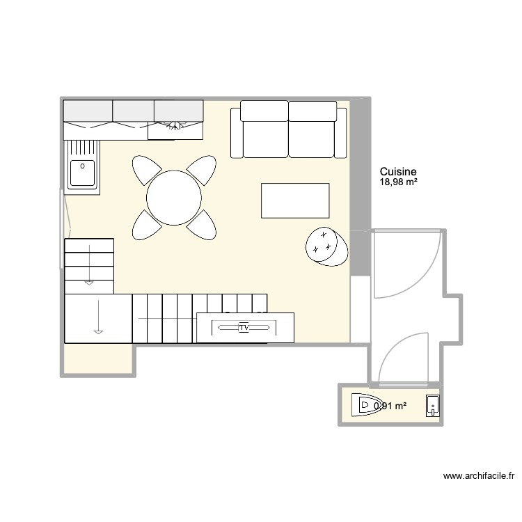 g&icirc;te 2. Plan de 0 pièce et 0 m2