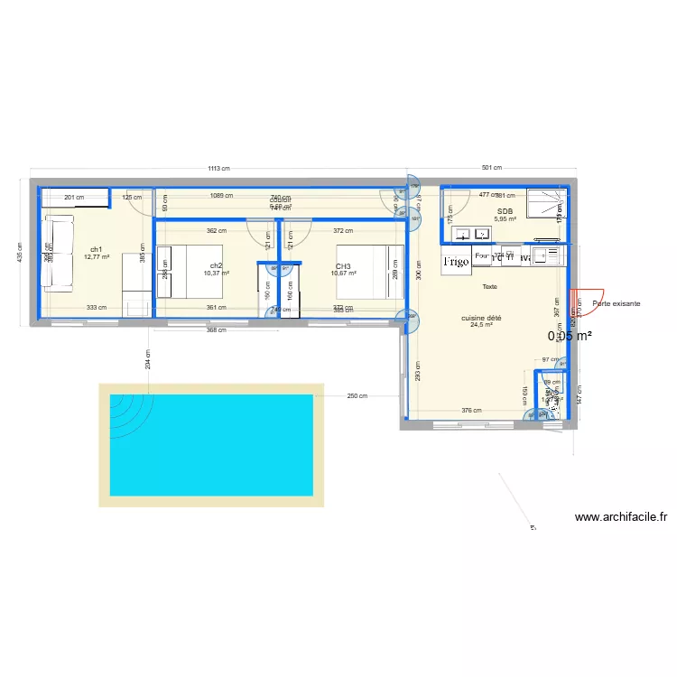 EXTENSION TAUSSAT 5. Plan de 