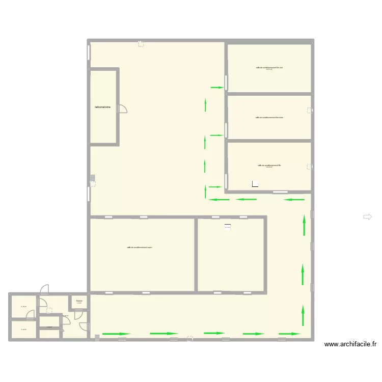 eden. Plan de 10  et 652 m²