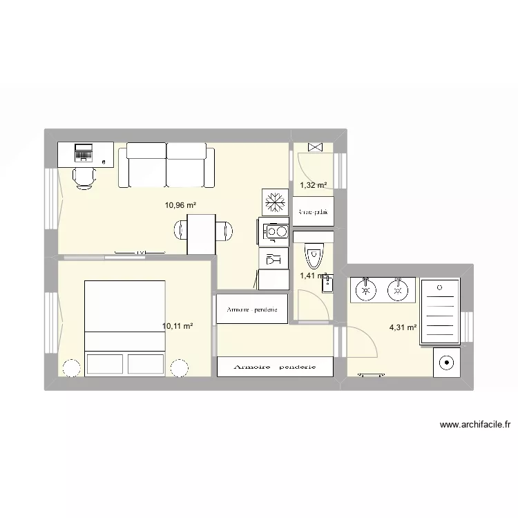 Abb&eacute; greg. Plan de 