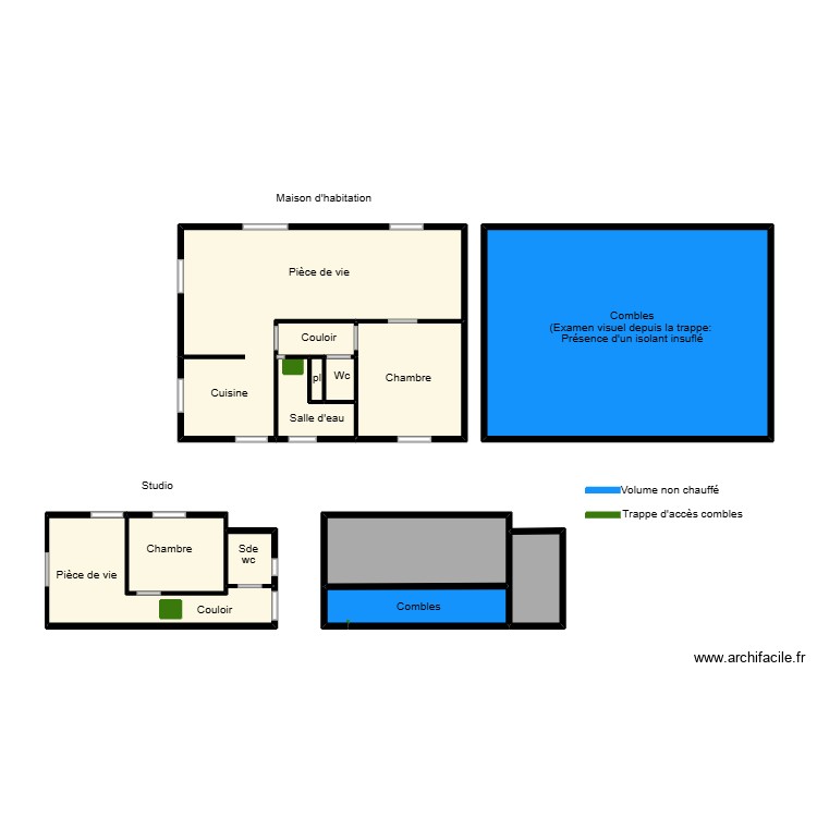 Penisson Etat parasitaire. Plan de 0 pièce et 0 m2