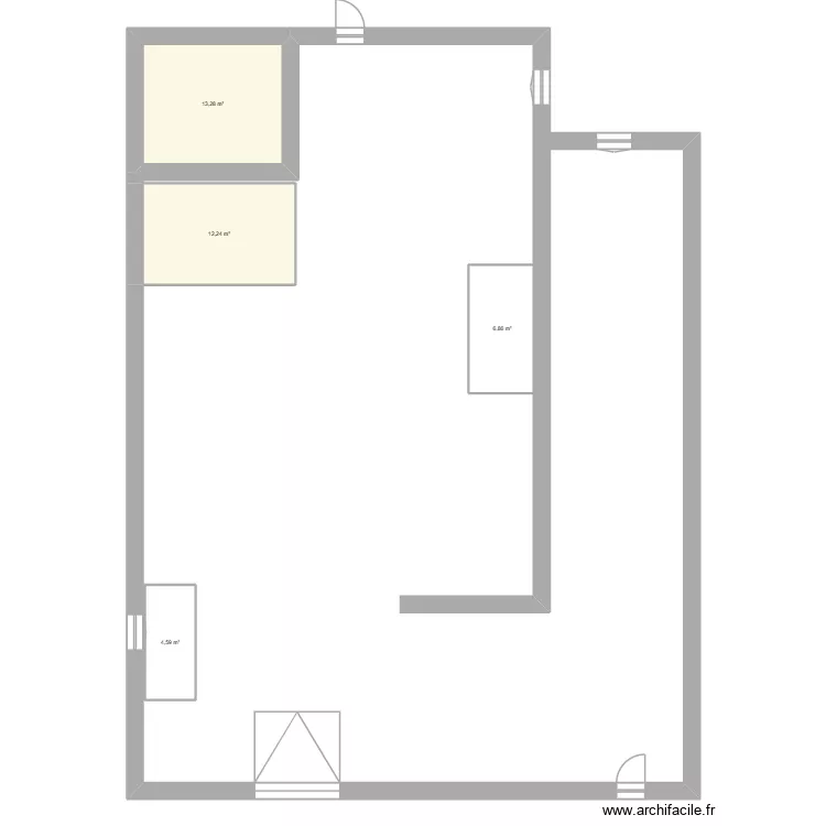 pierre wyka. Plan de 4  et 37 m²