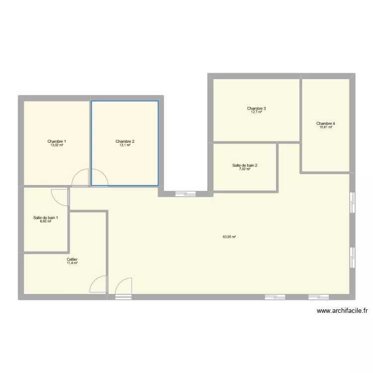 Plan maison 2024 08. Plan de 
