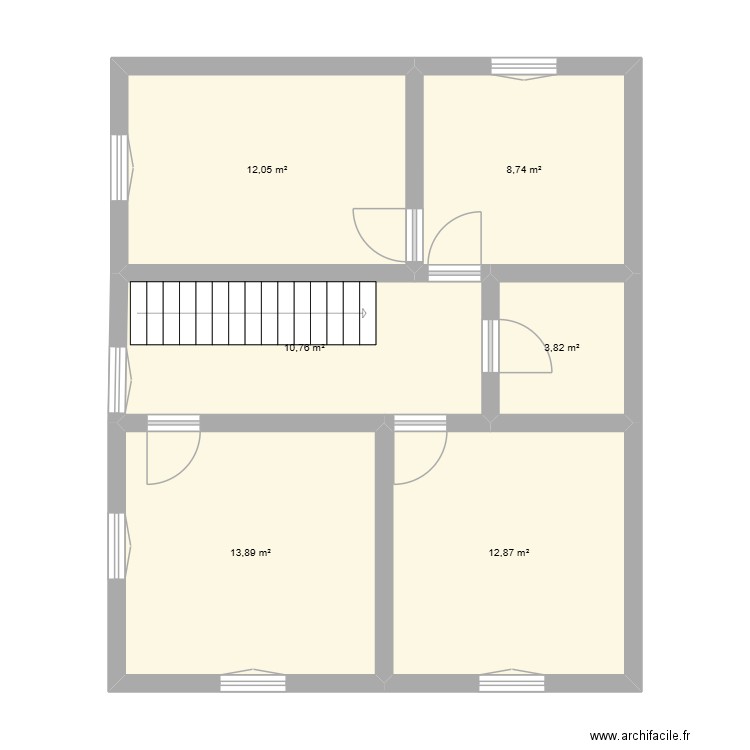 GON 2025 1ER. Plan de 6 pièces et 62 m2
