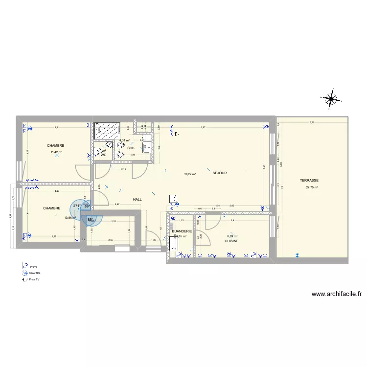 Jomouton 20260505 - Plan de base aménagement R02. Plan de 8 et 109 m² Jomouton 20260505 - Plan de base aménagement R02. Plan de 8 et 109 m²