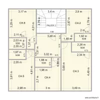 ETAGE 2 AVEC DIMENSIONS