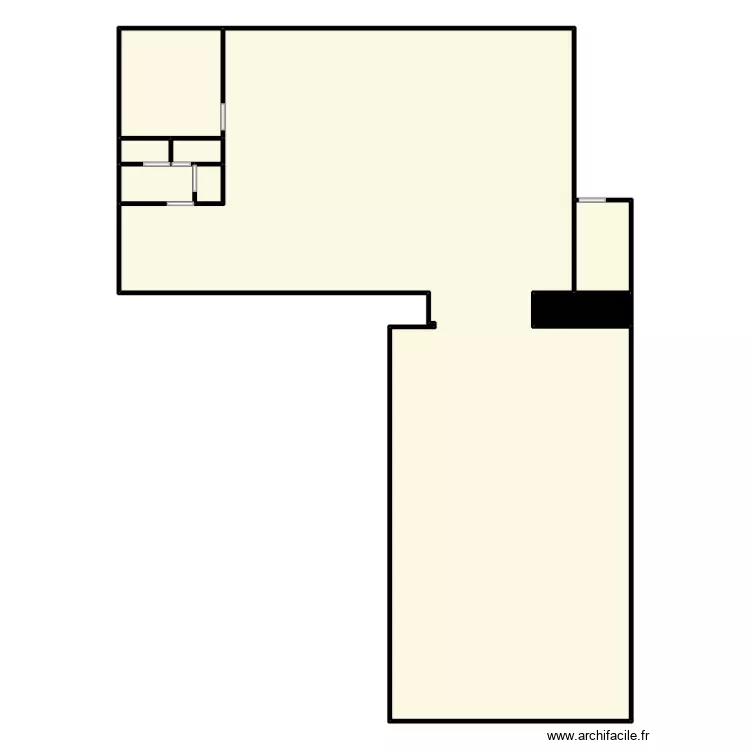 Plan d'&eacute;vacuation Fonderie Pradel. Plan de 8  et 273 m²