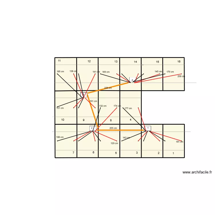 panneaux. Plan de panneaux. Plan de