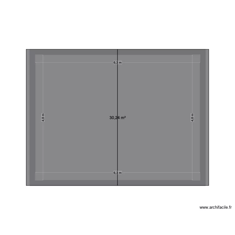 TOIT. Plan de 1 et 30 m² TOIT. Plan de 1 et 30 m²